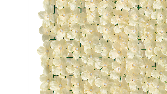Malla de Hojas Tupidas Blancas