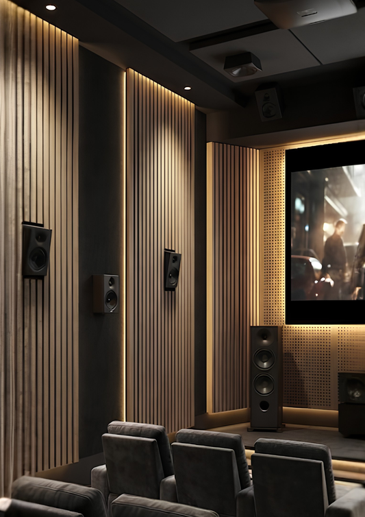Wall Panel Acústico - Walnut