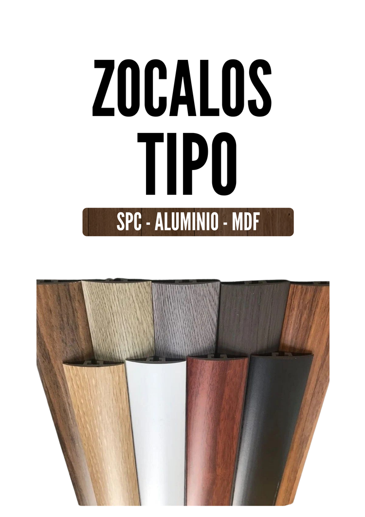 ZOCALOS SPC / ALUMINIO / MDF