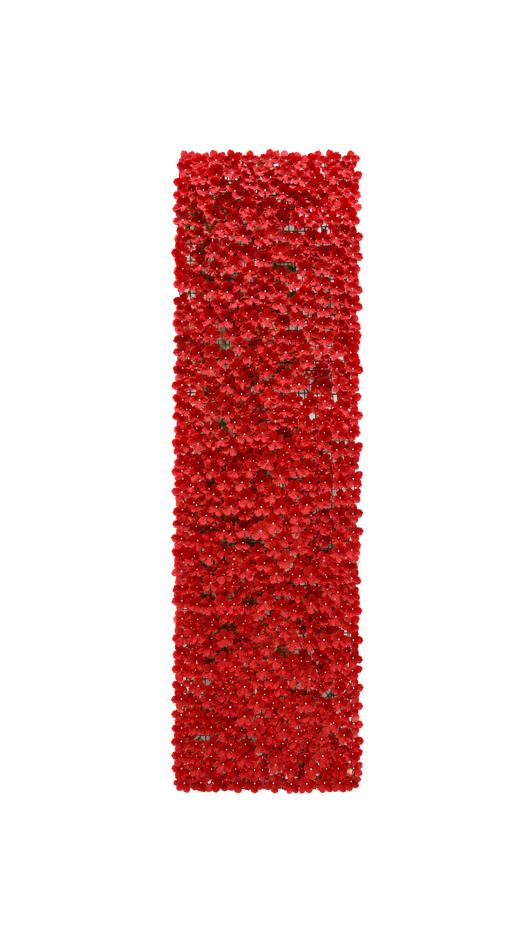 Malla de Hojas Tupidas Rojas