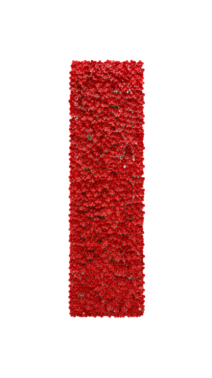 Malla de Hojas Tupidas Rojas