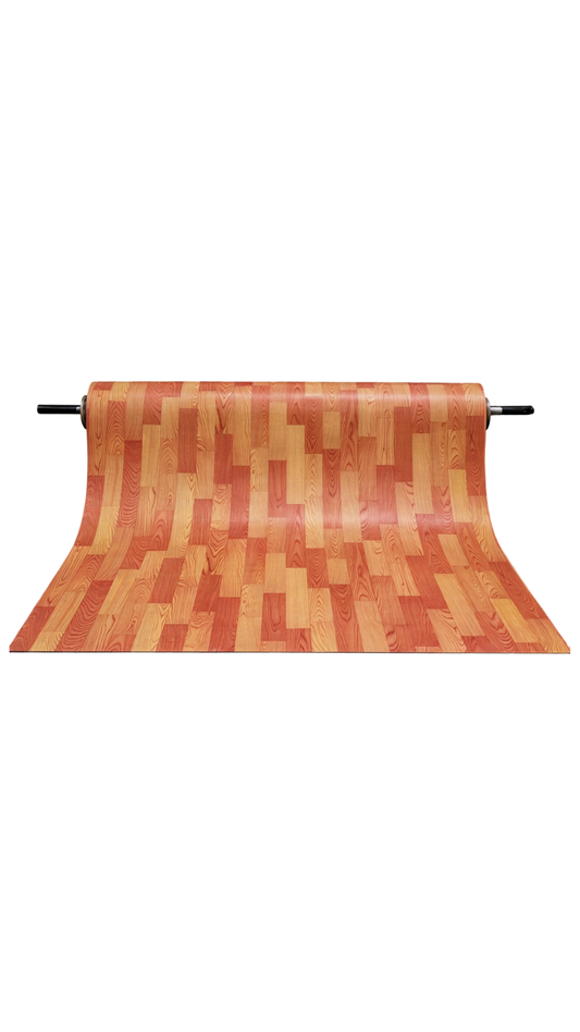 Piso Vinílico - Tipo Madera Terracota