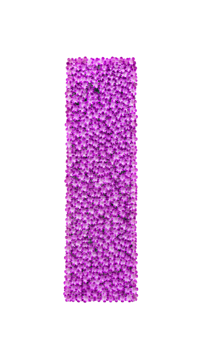 Malla de Hojas Tupidas Violeta