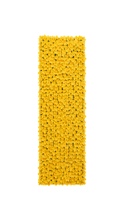Malla de Hojas Tupidas Amarillas