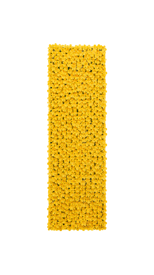 Malla de Hojas Tupidas Amarillas