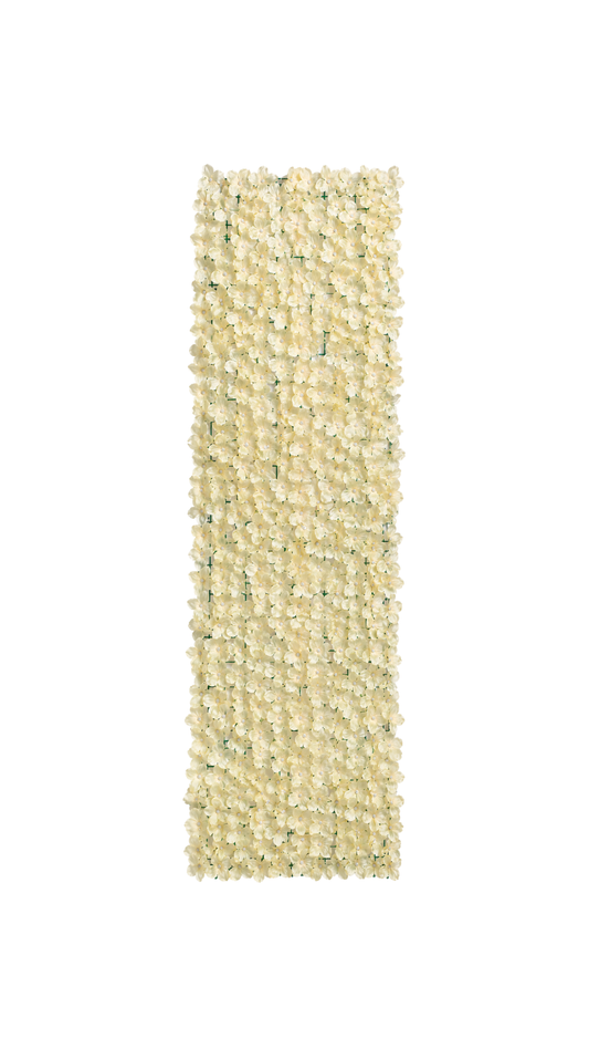 Malla de Hojas Tupidas Blancas