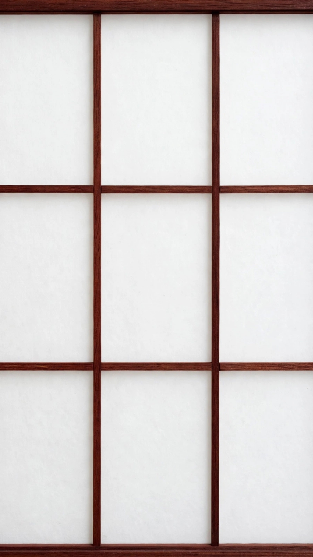 Biombo Separador Práctico - Estilo Madera Caoba