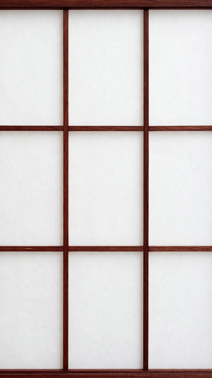 Biombo Separador Práctico - Estilo Madera Caoba