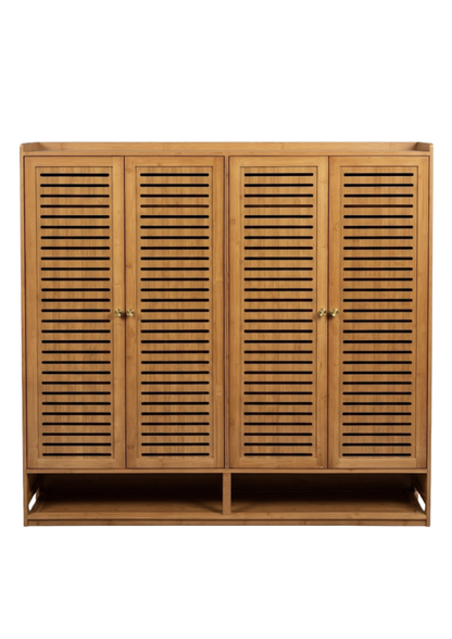 Zapatera de Bambú 4 puertas