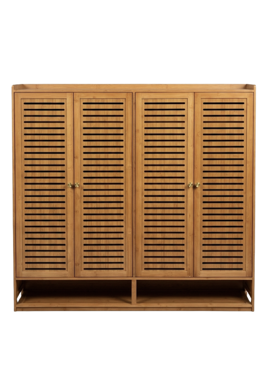 Zapatera de Bambú 4 puertas