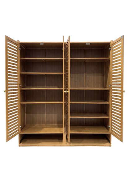 Zapatera de Bambú 4 puertas