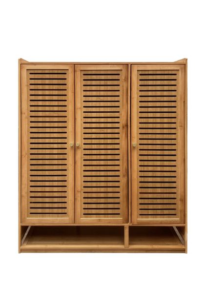 Zapatera de Bambú 3 Puertas
