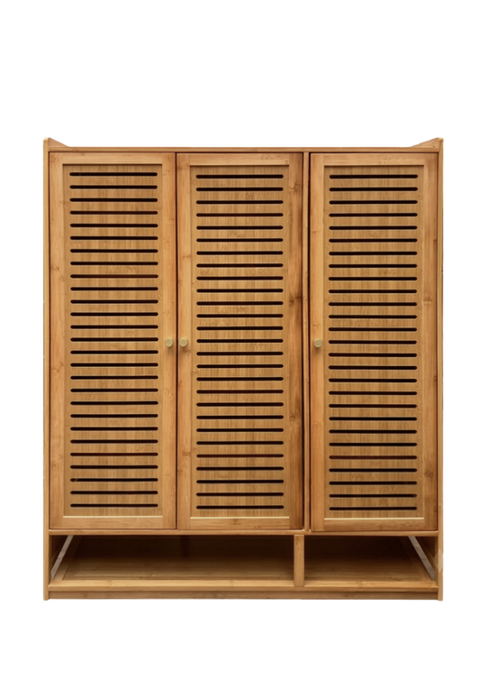 Zapatera de Bambú 3 Puertas