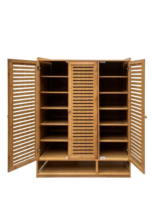 Zapatera de Bambú 3 Puertas