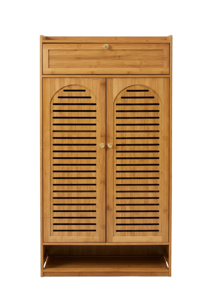 Zapatera de Bambú 2 puertas / con cajon
