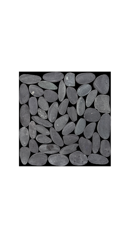 Piedra Luna Negra / Blanca - 006629
