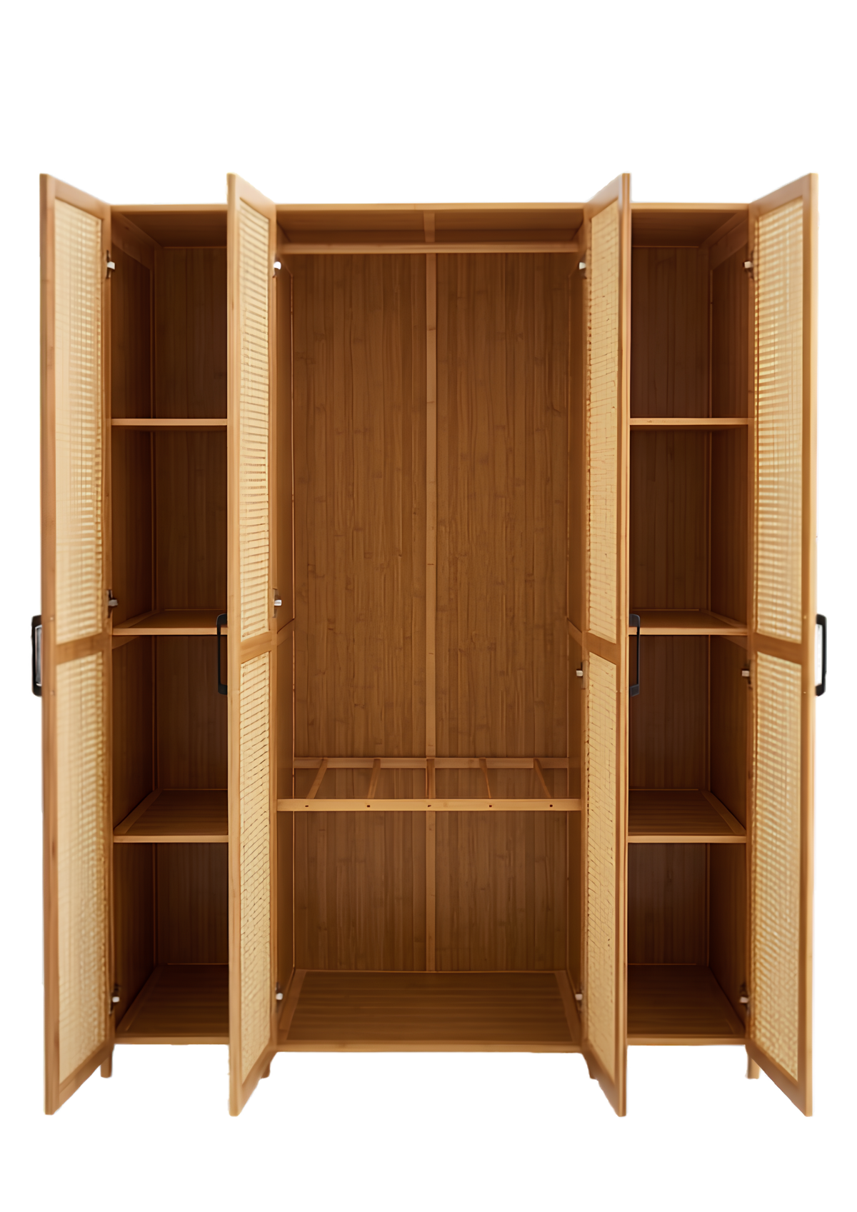 Armario Organizador Bambú - 4 Puertas