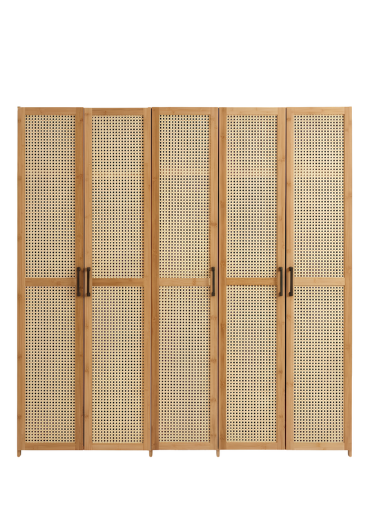 Armario Organizador Bambú - 5 Puertas