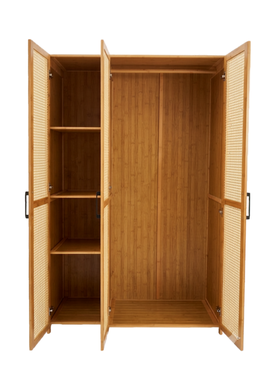 Armario Organizador Bambú - 3 Puertas
