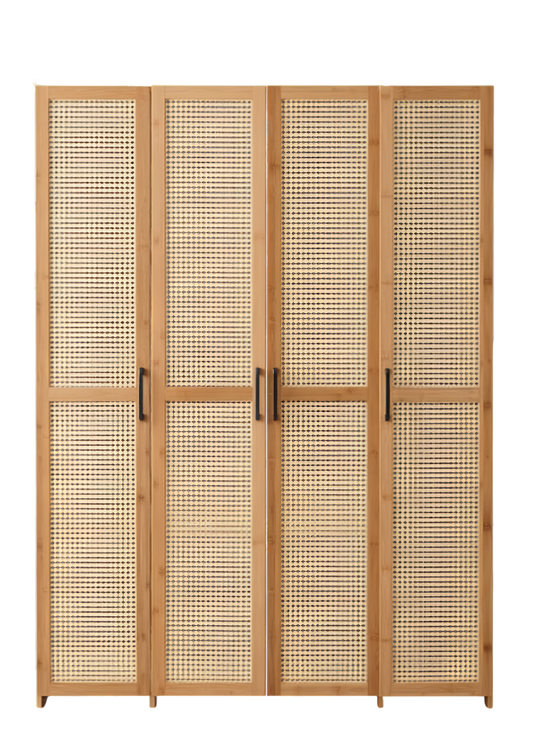 Armario Organizador Bambú - 4 Puertas