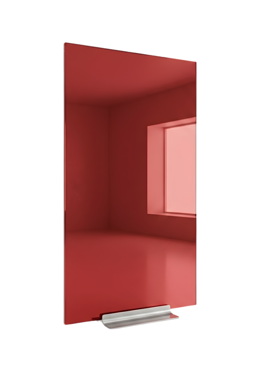 Panel Decorativo de PVC - Acabado Rojo Brillante