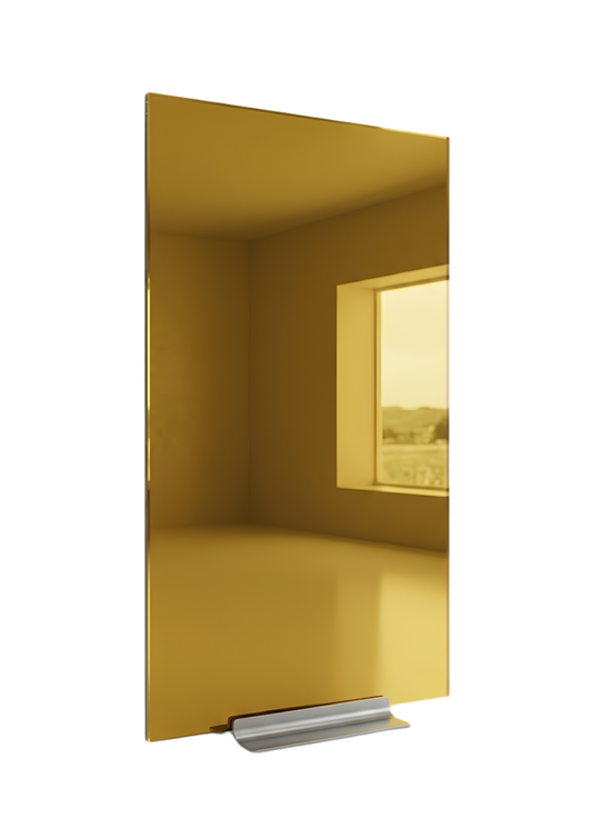 Panel Decorativo de PVC - Acabado Dorado Brillante