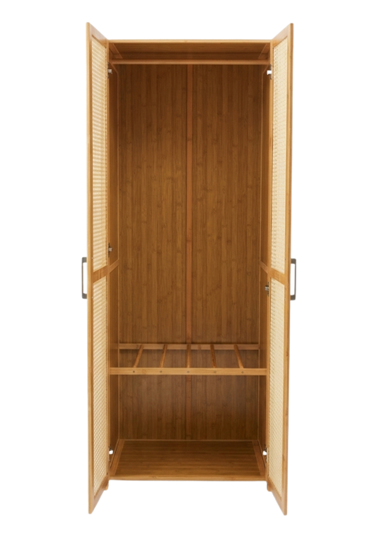 Armario Organizador Bambú - 2 Puertas