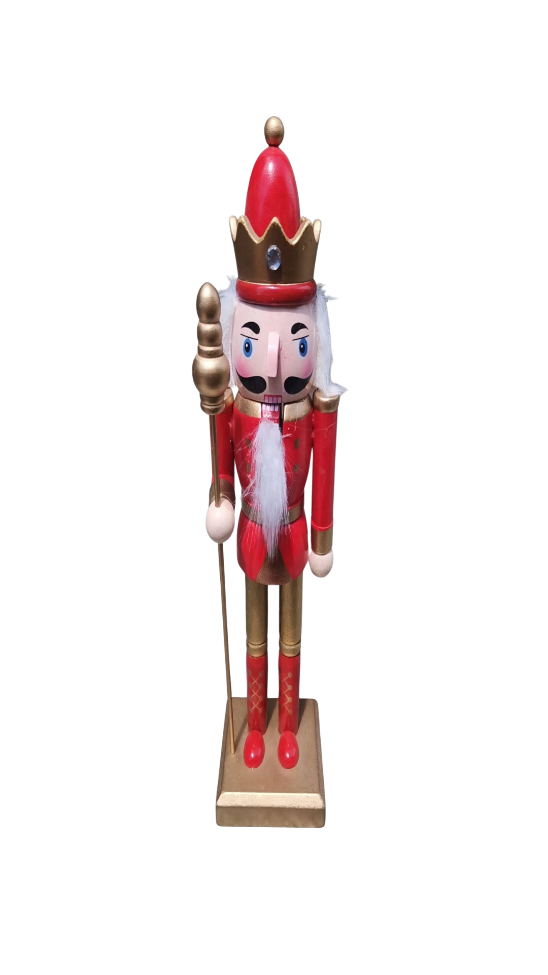 Cascanueces Decorativo Gigante con Cetro – 120 cm