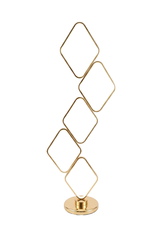 Lámpara de Piso LED de Diseño Escultórico - Edición Gold