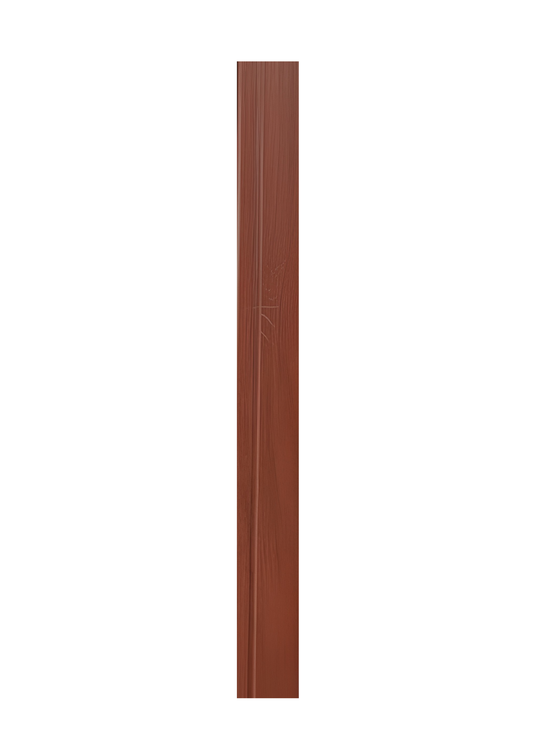 Zócalo MDF - Acabado Madera Cobrizo / Caoba