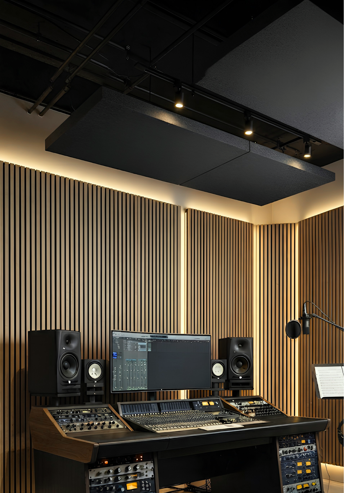Wall Panel Acústico - Yellow Oak