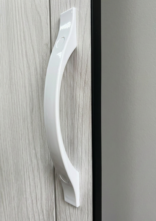 Puerta Plegable de PVC - Acabado Blanco
