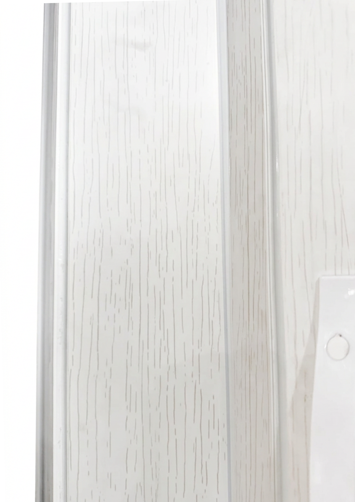 Puerta Plegable de PVC - Acabado Blanco