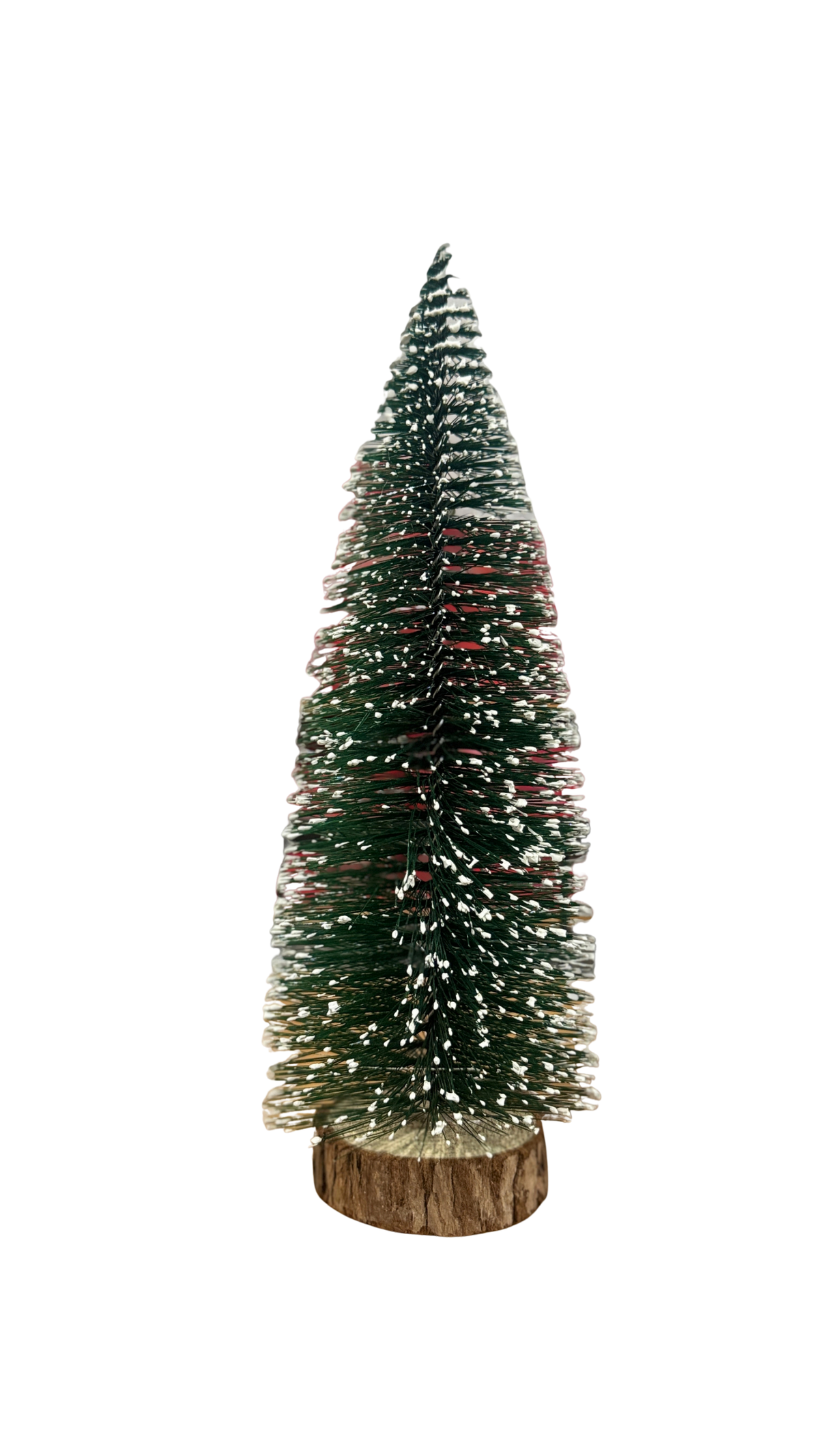 Árbol de Navidad con Base de Madera – 27 cm