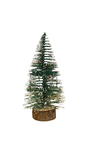 Árbol de Navidad con Base de Madera – 17 cm