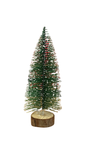 Árbol de Navidad con Base de Madera – 22 cm